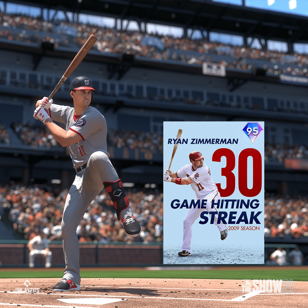 MLB® The Show™ - Mr. National Milestone Ryan Zimmerman is a big hit in MLB  The Show 21