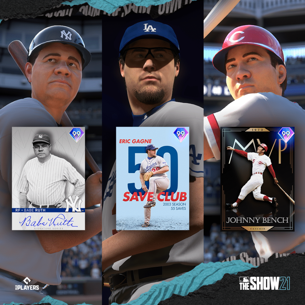 Babe Ruth - Johnny Bench - Eric Gagne